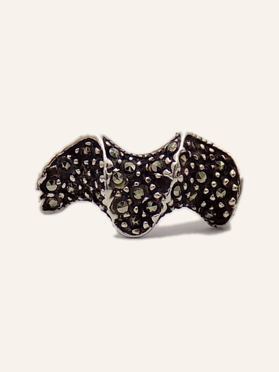 Bague chauve-souris à marcassites