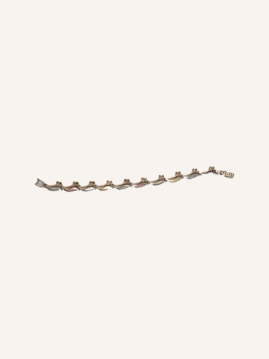 Chain bracelet with round links