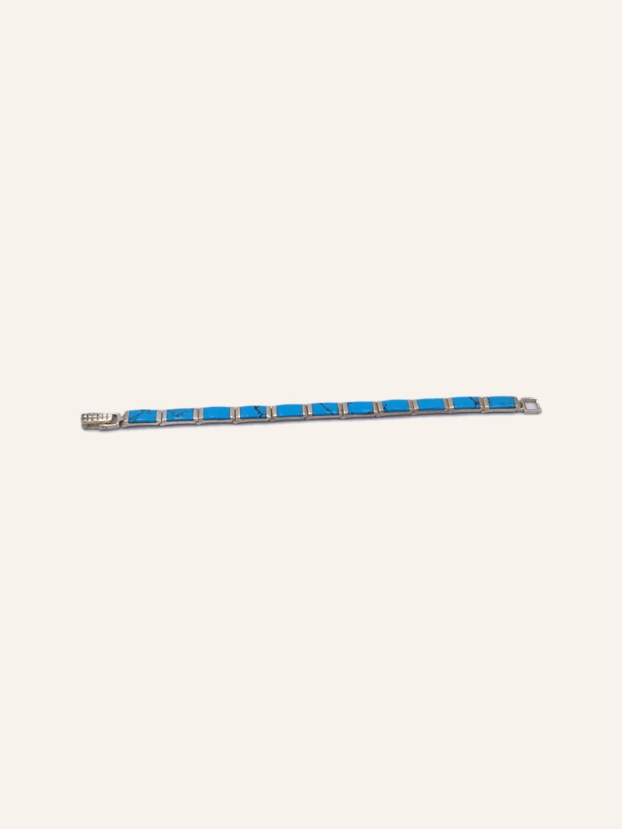 Bracelet with turquoise bars