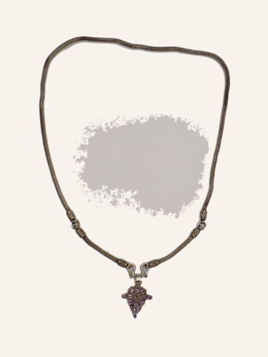 Ras-de-cou, pendentif marcassite
