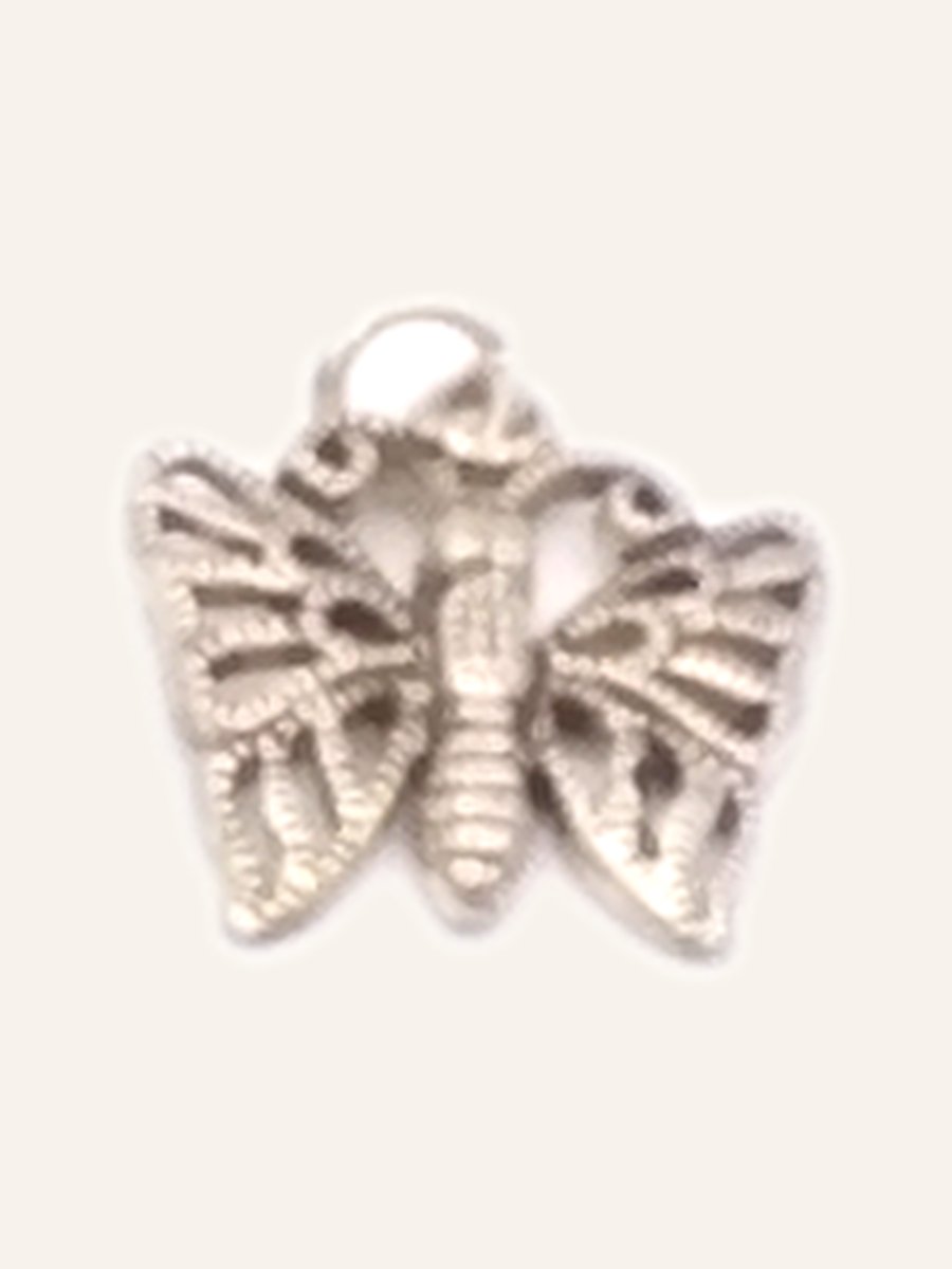 Chased butterfly pendant