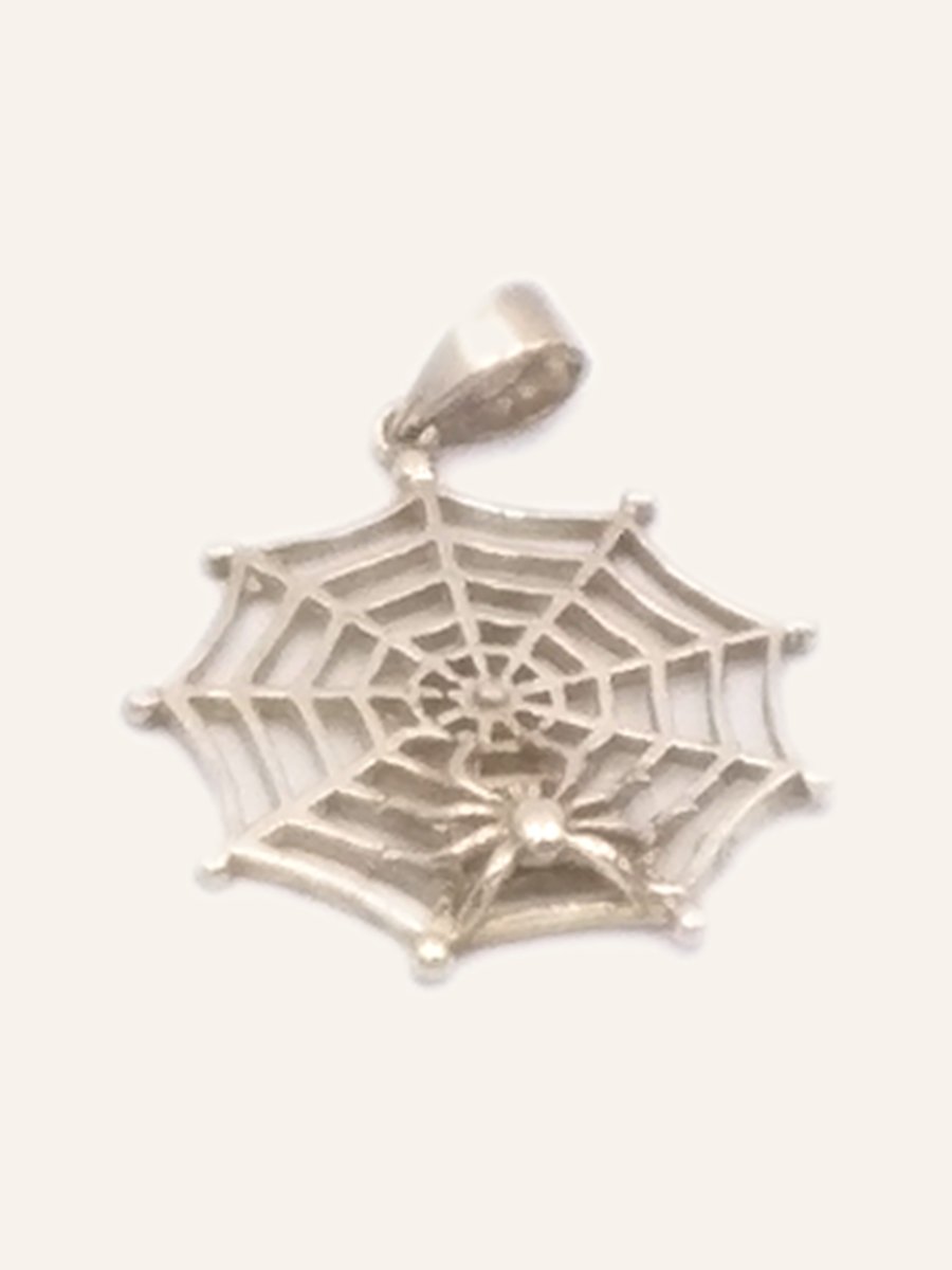 Spider web pendant