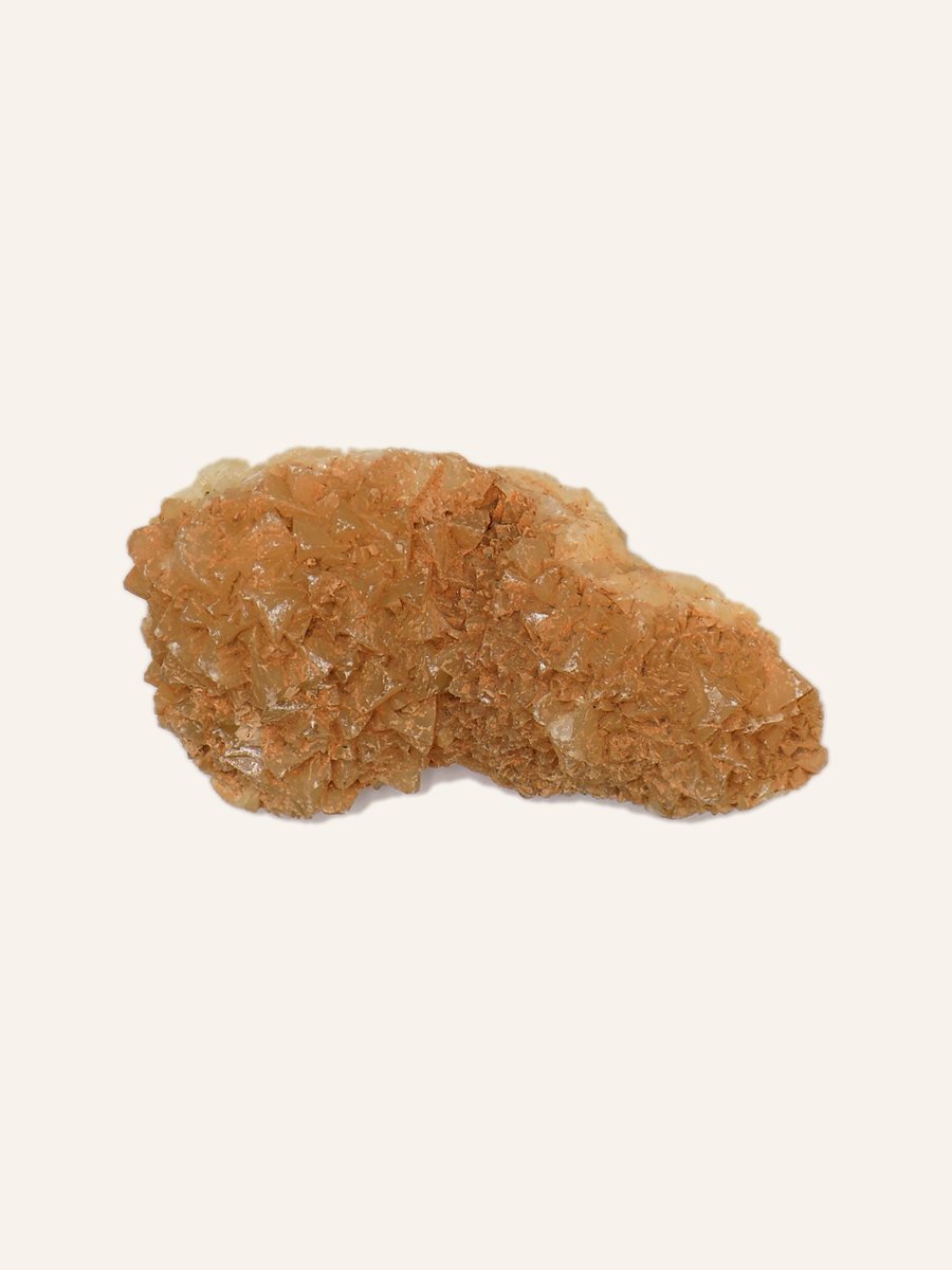 Orange calcite, large plate