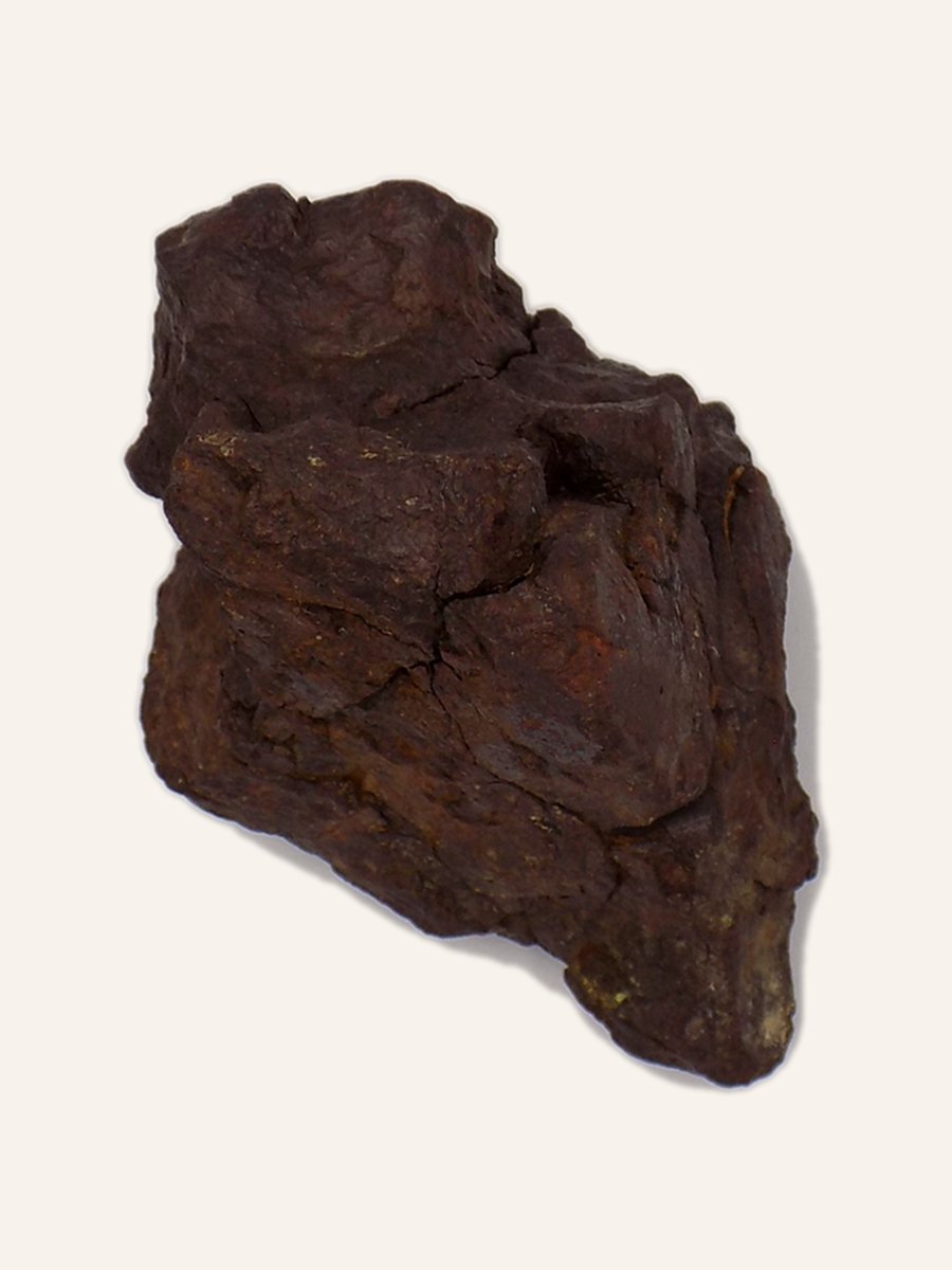 Unclassified meteorite, dark crust