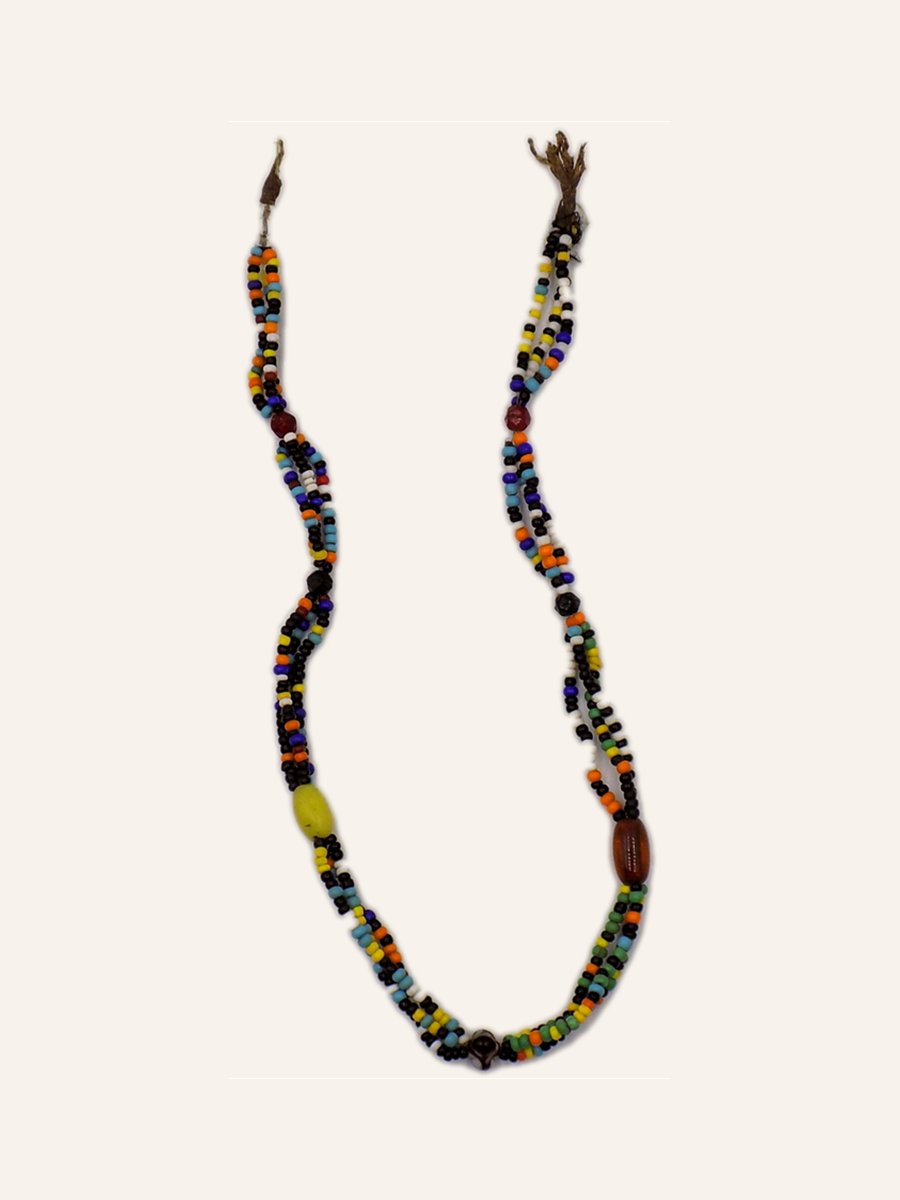 Long trade bead necklace